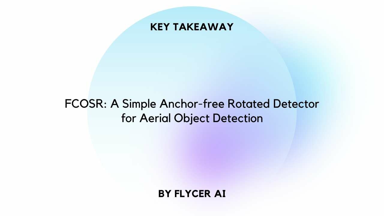 FCOSR: A Simple Anchor-free Rotated Detector for Aerial Object Detection