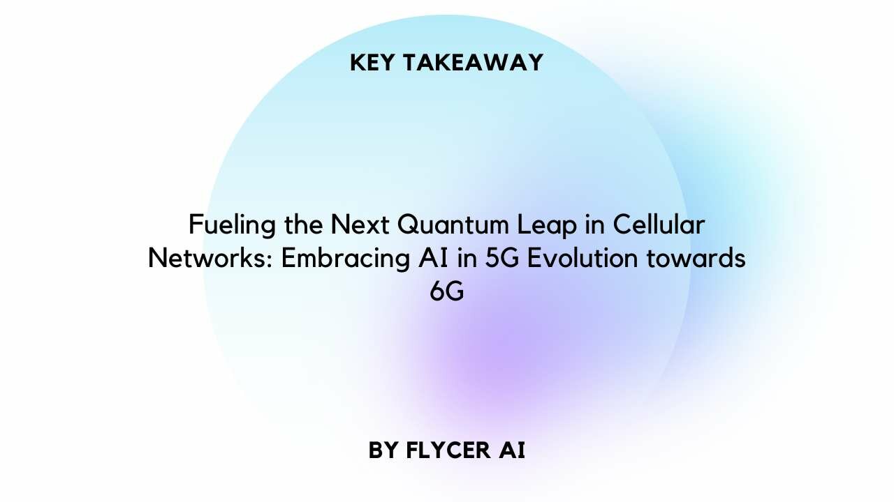 Fueling the Next Quantum Leap in Cellular Networks: Embracing AI in 5G Evolution towards 6G