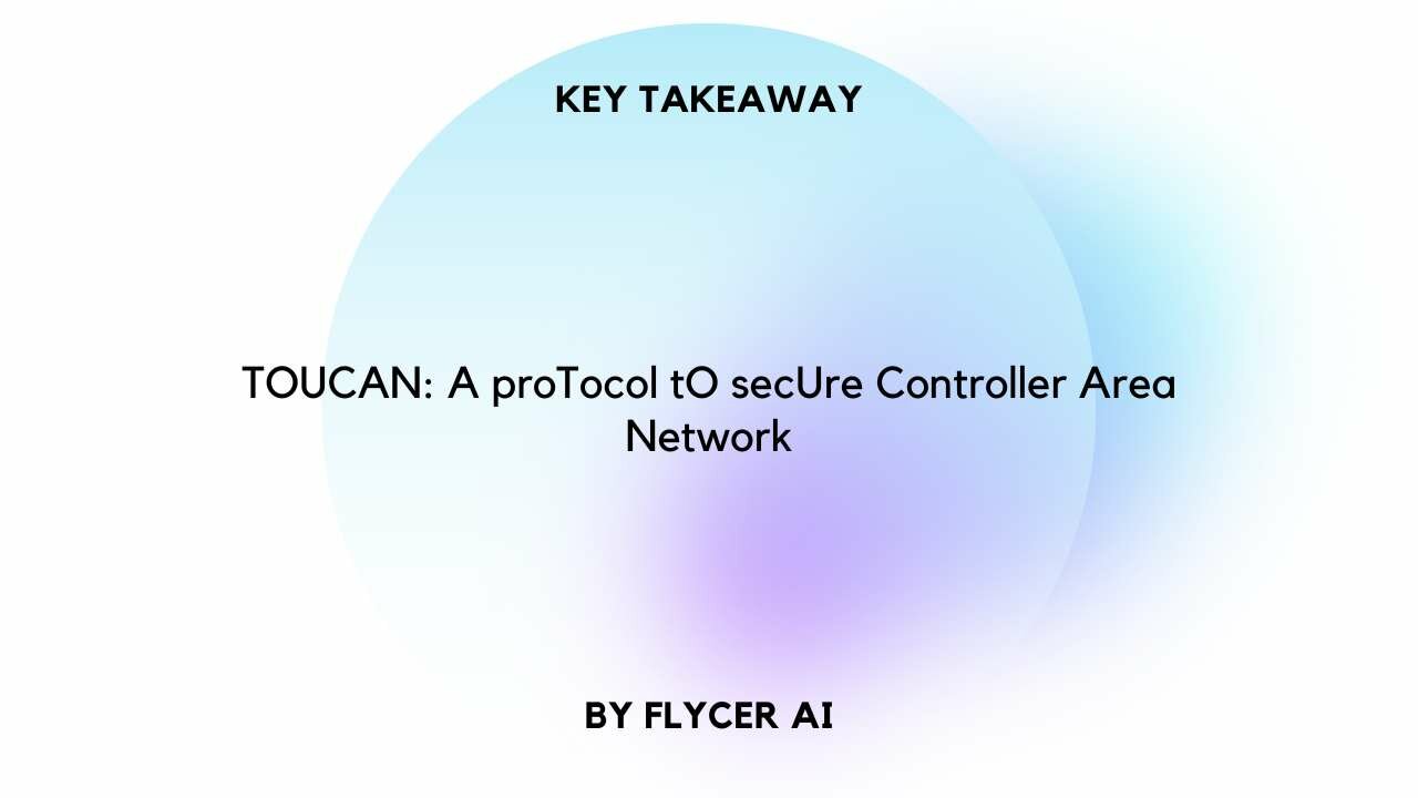 TOUCAN: A proTocol tO secUre Controller Area Network